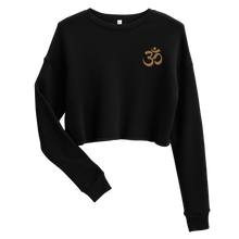 Load image into Gallery viewer, Ohm - Embroidered Crop Sweatshirt
