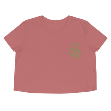 Load image into Gallery viewer, Ganesh - Embroidered Women&#39;s Crop Tee
